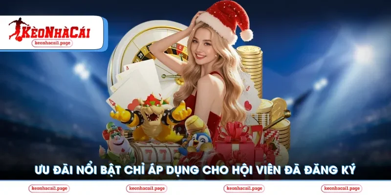 Ưu đãi cho hội viên đã đăng ký